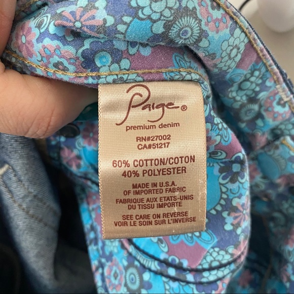 Paige hidden hills straight leg jeans - Picture 7 of 7